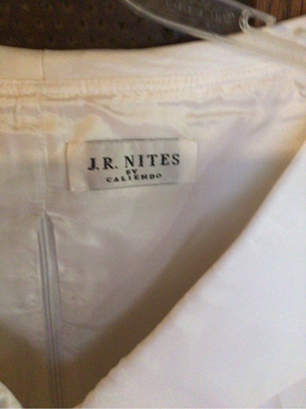 White Organza Sleeve Cropped Jacket - Women Dresses Pillows